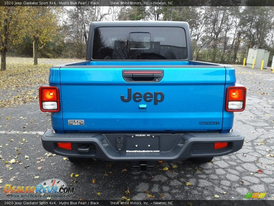 2020 Jeep Gladiator Sport 4x4 Hydro Blue Pearl / Black Photo #7