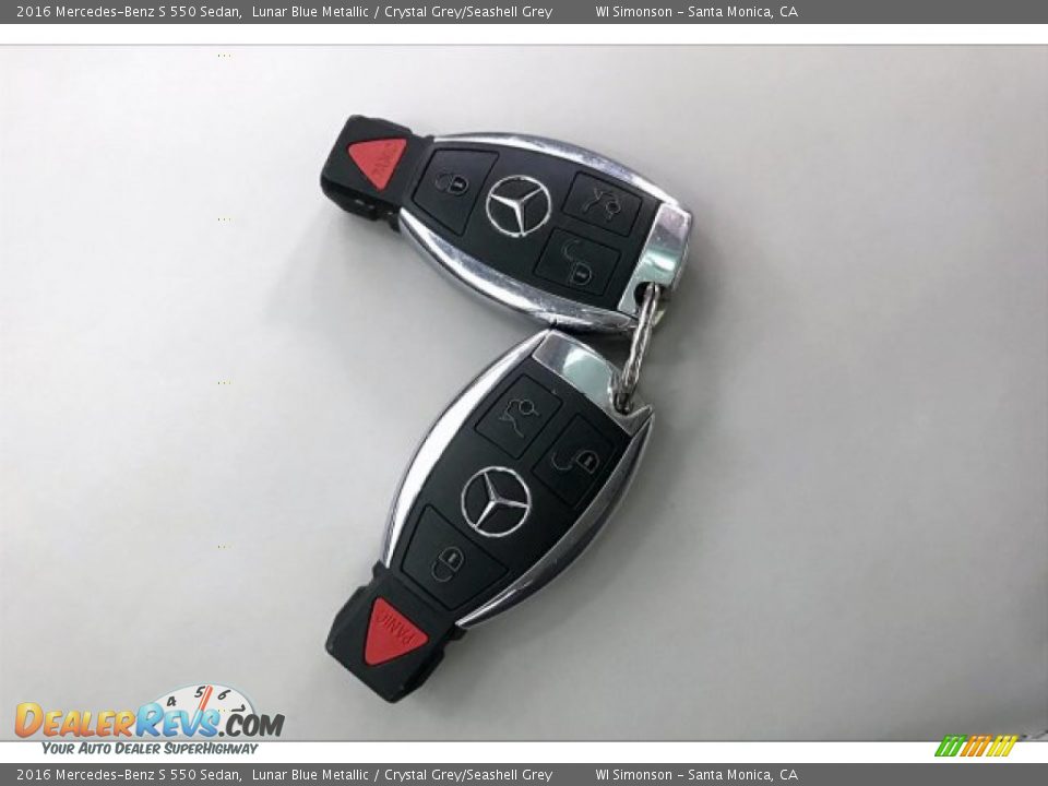 2016 Mercedes-Benz S 550 Sedan Lunar Blue Metallic / Crystal Grey/Seashell Grey Photo #11