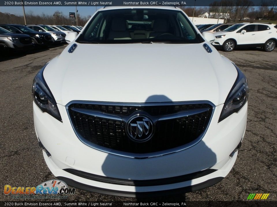 2020 Buick Envision Essence AWD Summit White / Light Neutral Photo #2