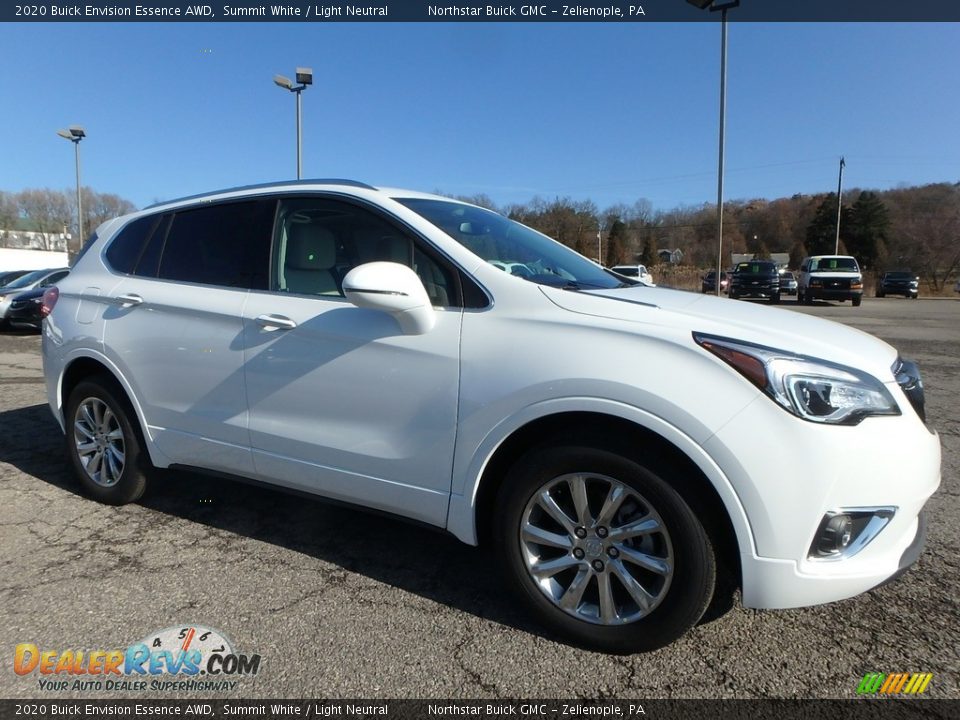 2020 Buick Envision Essence AWD Summit White / Light Neutral Photo #3