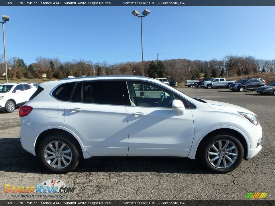 2020 Buick Envision Essence AWD Summit White / Light Neutral Photo #4
