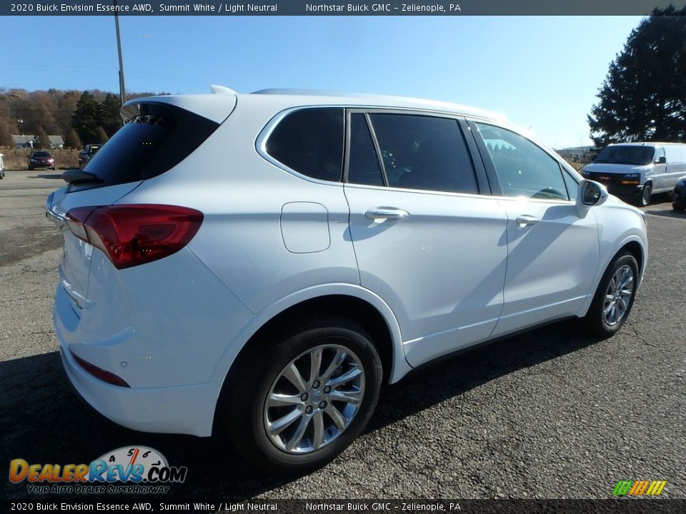 2020 Buick Envision Essence AWD Summit White / Light Neutral Photo #5