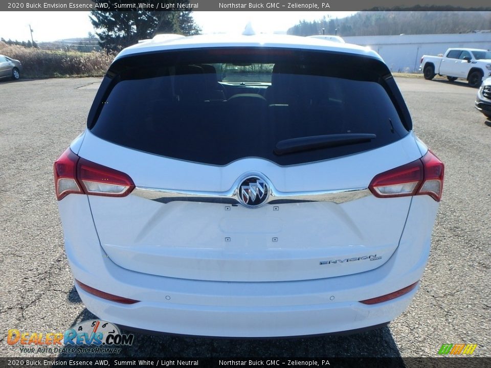 2020 Buick Envision Essence AWD Summit White / Light Neutral Photo #6