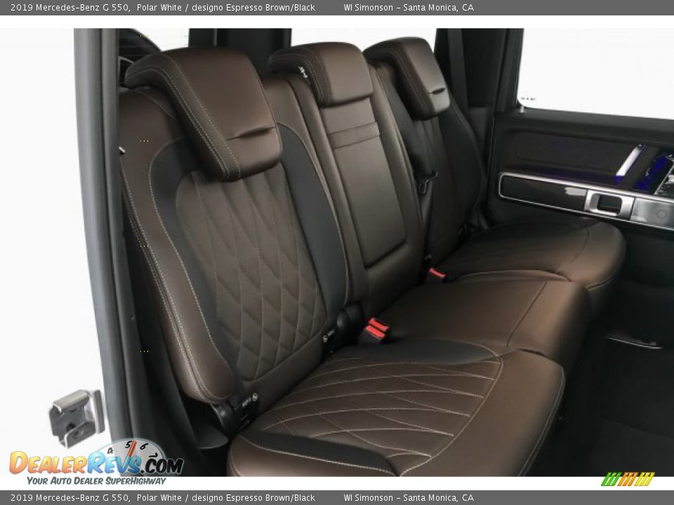 Rear Seat of 2019 Mercedes-Benz G 550 Photo #13