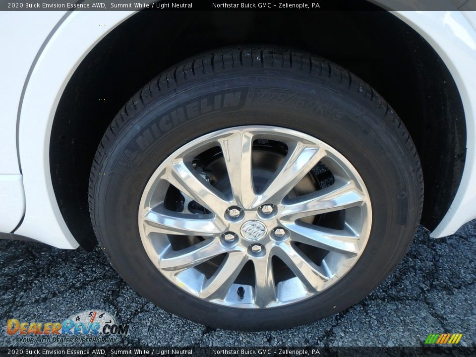 2020 Buick Envision Essence AWD Summit White / Light Neutral Photo #10
