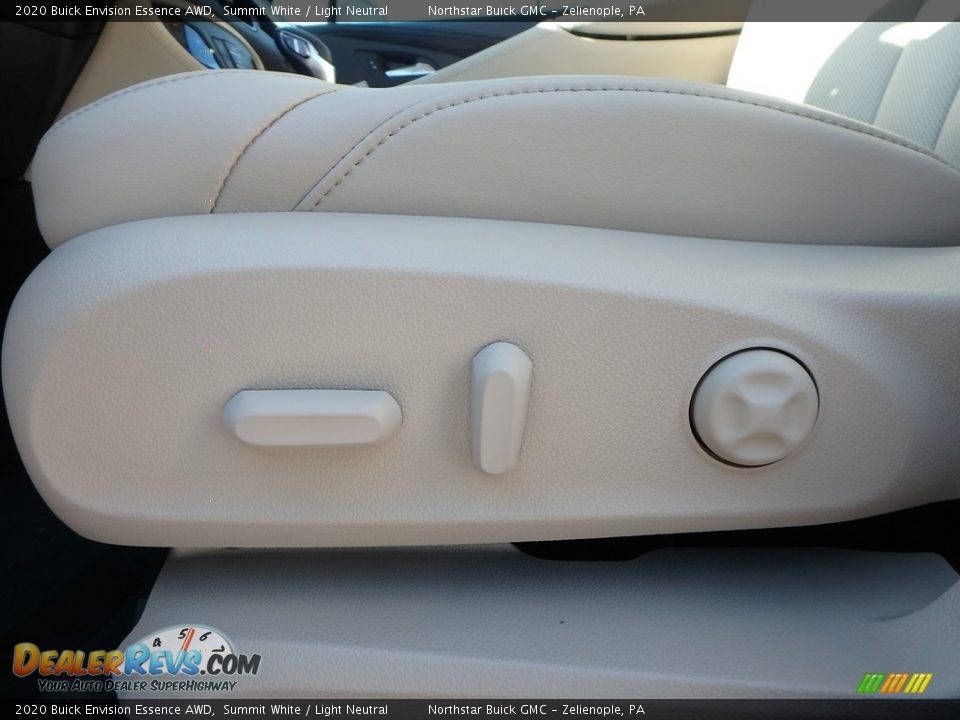 2020 Buick Envision Essence AWD Summit White / Light Neutral Photo #12