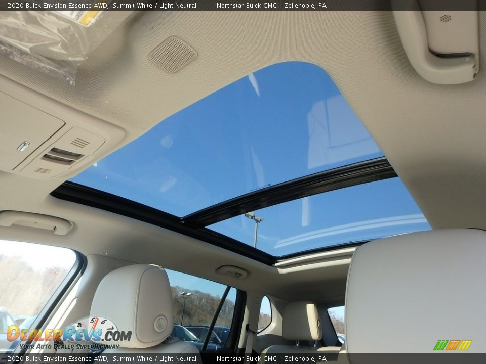 2020 Buick Envision Essence AWD Summit White / Light Neutral Photo #13