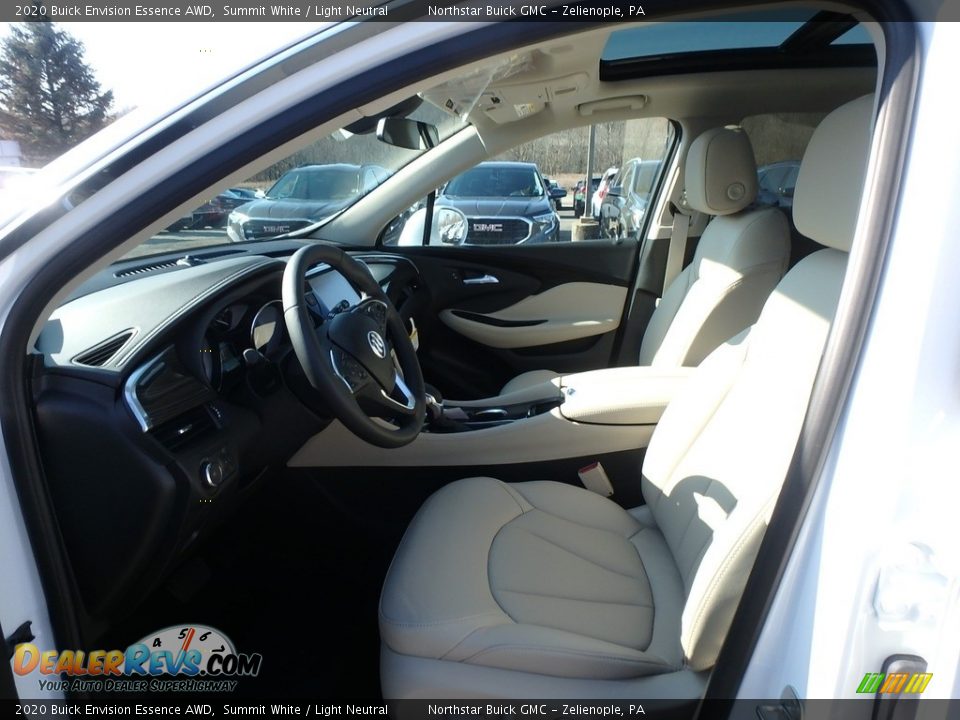 2020 Buick Envision Essence AWD Summit White / Light Neutral Photo #14