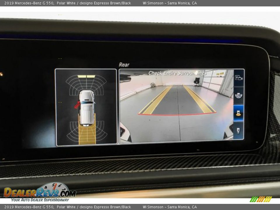 2019 Mercedes-Benz G 550 Polar White / designo Espresso Brown/Black Photo #22
