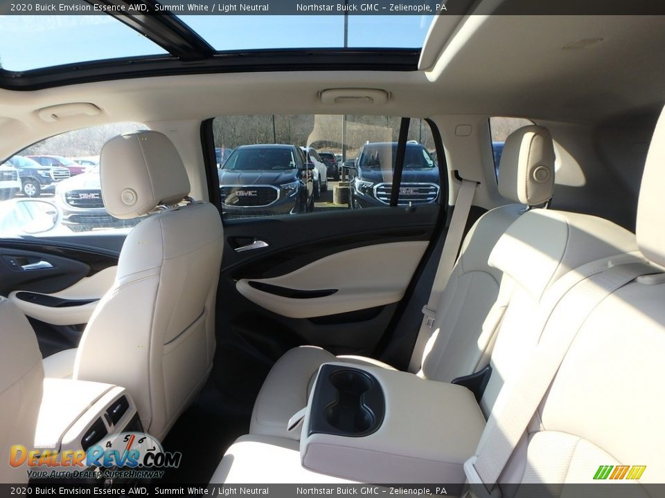 2020 Buick Envision Essence AWD Summit White / Light Neutral Photo #15
