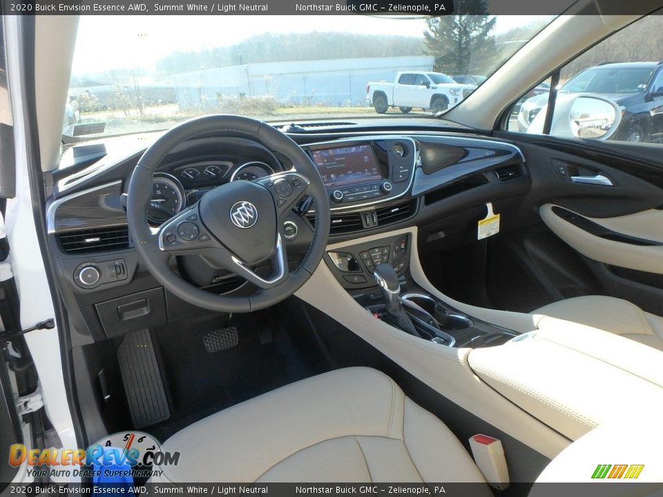2020 Buick Envision Essence AWD Summit White / Light Neutral Photo #16