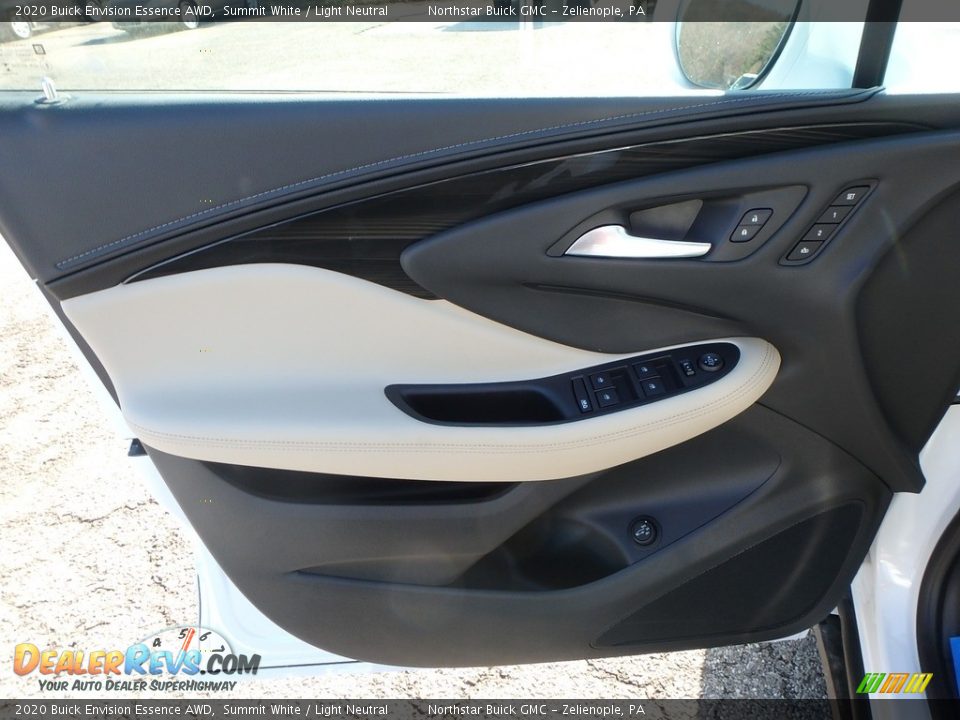 2020 Buick Envision Essence AWD Summit White / Light Neutral Photo #17