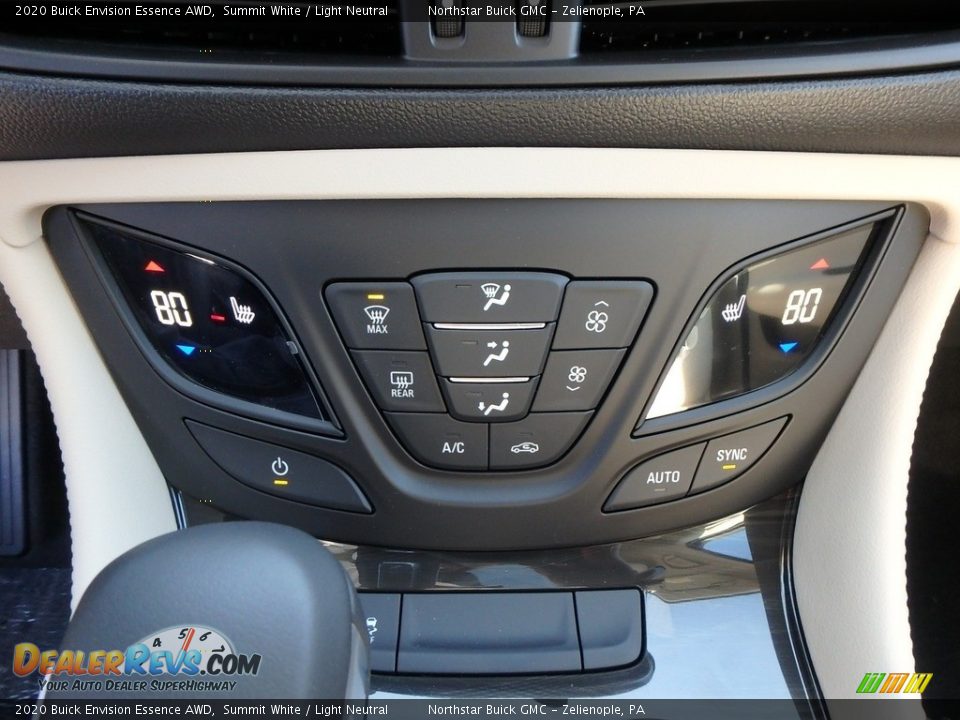 2020 Buick Envision Essence AWD Summit White / Light Neutral Photo #19