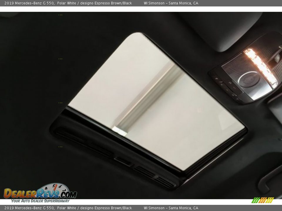 2019 Mercedes-Benz G 550 Polar White / designo Espresso Brown/Black Photo #30