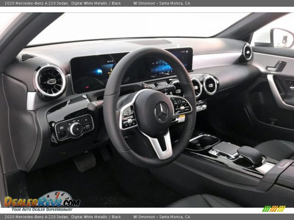 2020 Mercedes-Benz A 220 Sedan Digital White Metallic / Black Photo #4