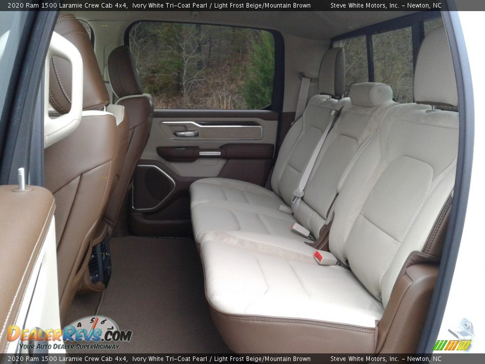 Rear Seat of 2020 Ram 1500 Laramie Crew Cab 4x4 Photo #7