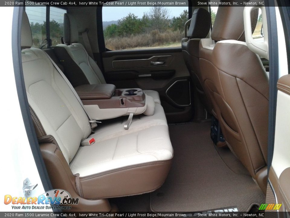 Rear Seat of 2020 Ram 1500 Laramie Crew Cab 4x4 Photo #11