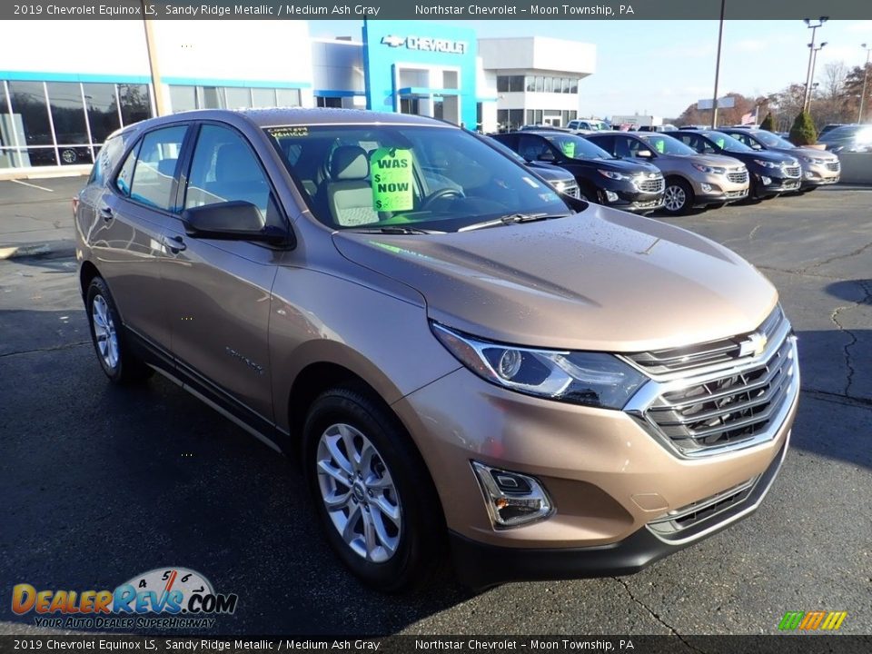 2019 Chevrolet Equinox LS Sandy Ridge Metallic / Medium Ash Gray Photo #8