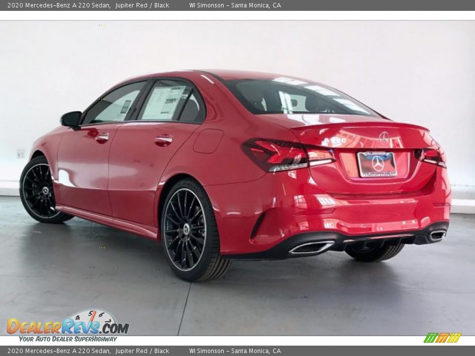 2020 Mercedes-Benz A 220 Sedan Jupiter Red / Black Photo #2