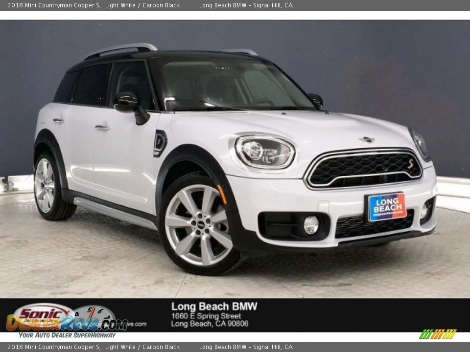 2018 Mini Countryman Cooper S Light White / Carbon Black Photo #1