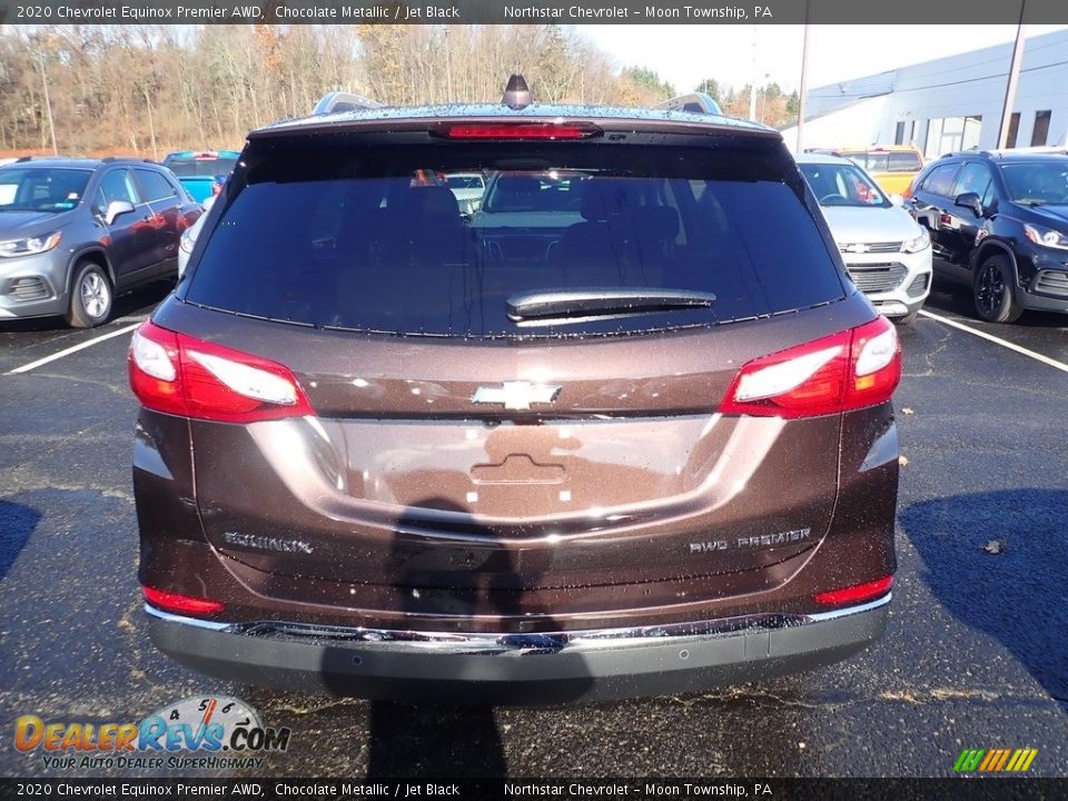 2020 Chevrolet Equinox Premier AWD Chocolate Metallic / Jet Black Photo #4