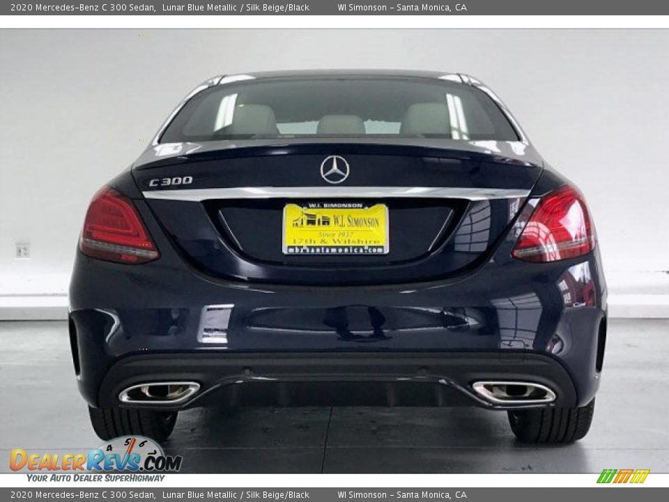 2020 Mercedes-Benz C 300 Sedan Lunar Blue Metallic / Silk Beige/Black Photo #3