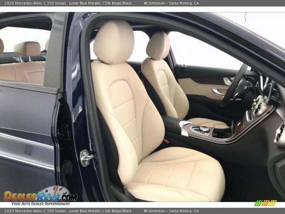 2020 Mercedes-Benz C 300 Sedan Lunar Blue Metallic / Silk Beige/Black Photo #5