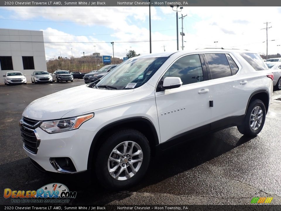 2020 Chevrolet Traverse LT AWD Summit White / Jet Black Photo #1