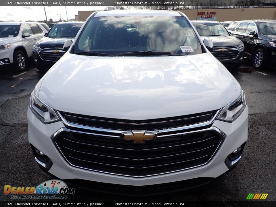 2020 Chevrolet Traverse LT AWD Summit White / Jet Black Photo #8