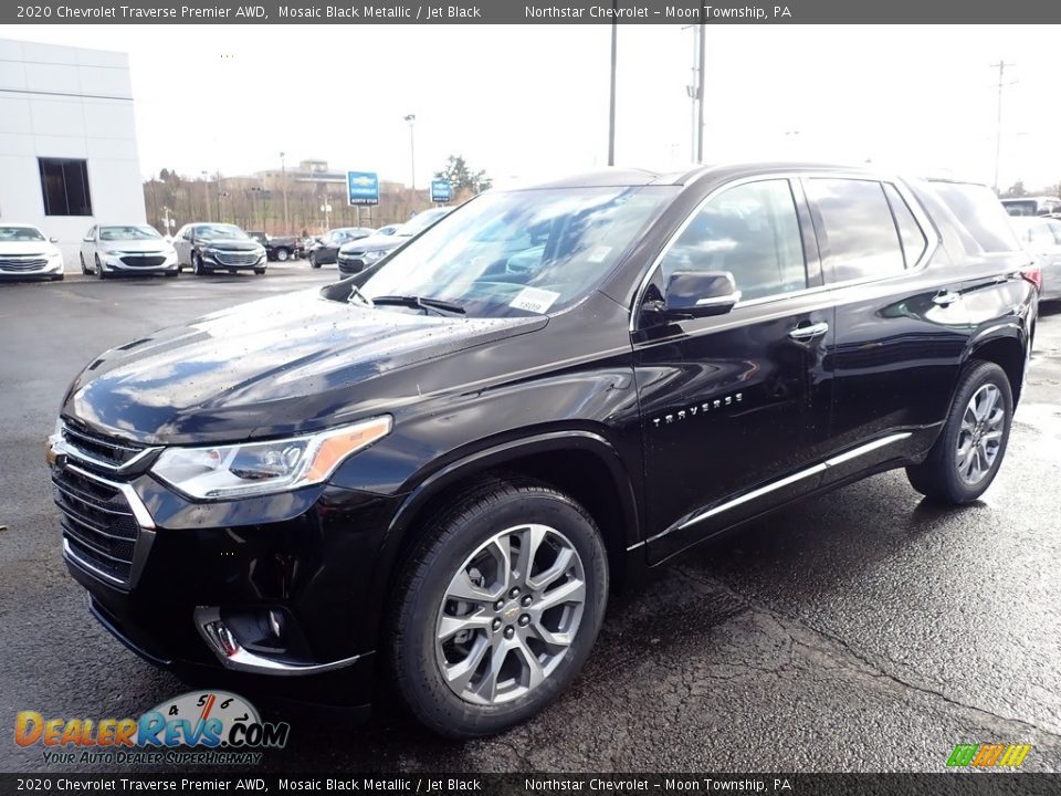 2020 Chevrolet Traverse Premier AWD Mosaic Black Metallic / Jet Black Photo #1