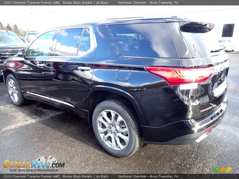 2020 Chevrolet Traverse Premier AWD Mosaic Black Metallic / Jet Black Photo #3