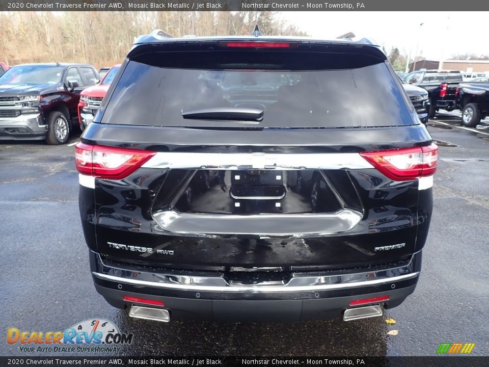2020 Chevrolet Traverse Premier AWD Mosaic Black Metallic / Jet Black Photo #4