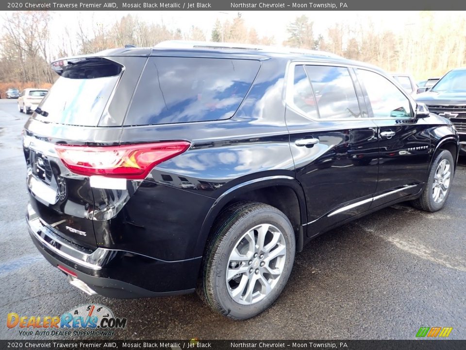 2020 Chevrolet Traverse Premier AWD Mosaic Black Metallic / Jet Black Photo #5