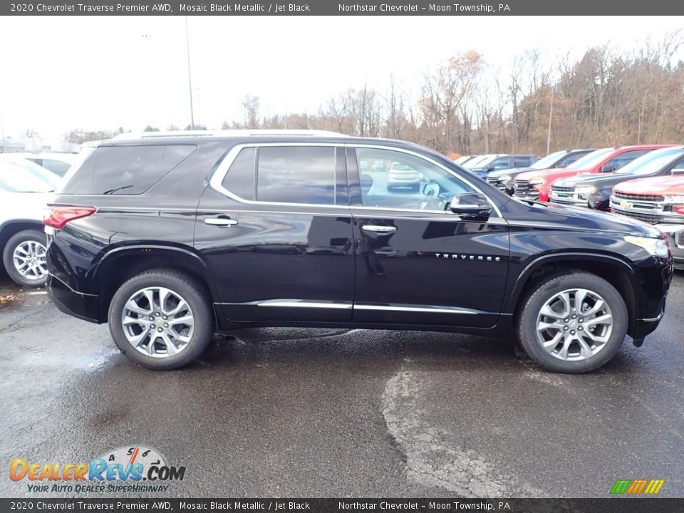 2020 Chevrolet Traverse Premier AWD Mosaic Black Metallic / Jet Black Photo #6