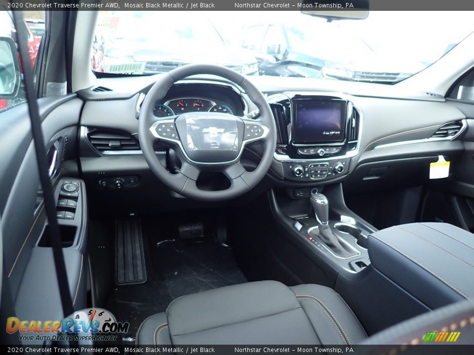2020 Chevrolet Traverse Premier AWD Mosaic Black Metallic / Jet Black Photo #13