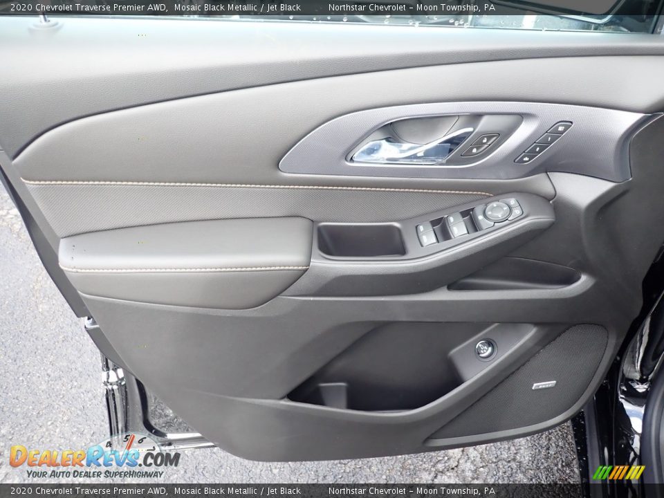 2020 Chevrolet Traverse Premier AWD Mosaic Black Metallic / Jet Black Photo #14