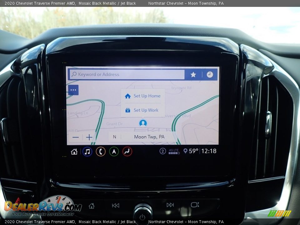 2020 Chevrolet Traverse Premier AWD Mosaic Black Metallic / Jet Black Photo #20