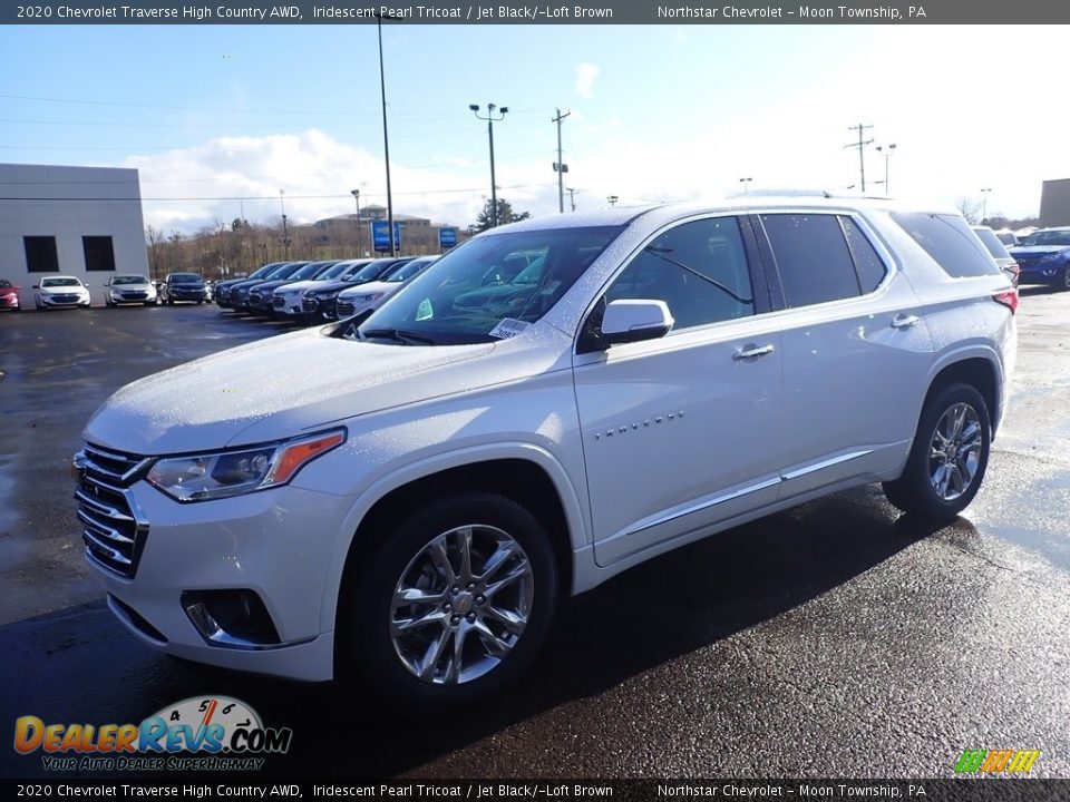 2020 Chevrolet Traverse High Country AWD Iridescent Pearl Tricoat / Jet Black/­Loft Brown Photo #1