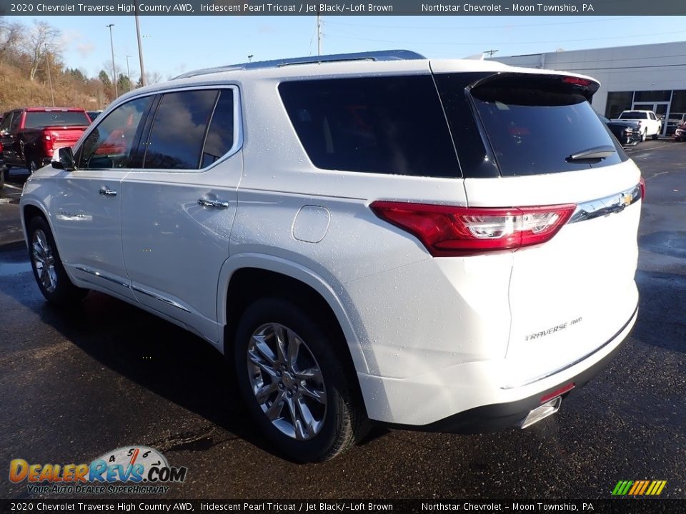 2020 Chevrolet Traverse High Country AWD Iridescent Pearl Tricoat / Jet Black/­Loft Brown Photo #3