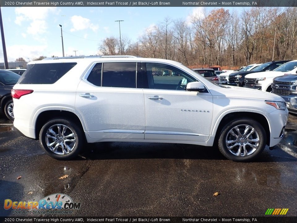 2020 Chevrolet Traverse High Country AWD Iridescent Pearl Tricoat / Jet Black/­Loft Brown Photo #6