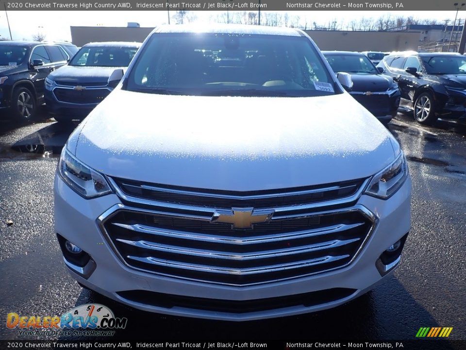 2020 Chevrolet Traverse High Country AWD Iridescent Pearl Tricoat / Jet Black/­Loft Brown Photo #8