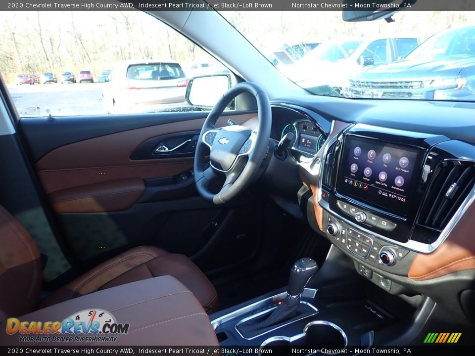 2020 Chevrolet Traverse High Country AWD Iridescent Pearl Tricoat / Jet Black/­Loft Brown Photo #11