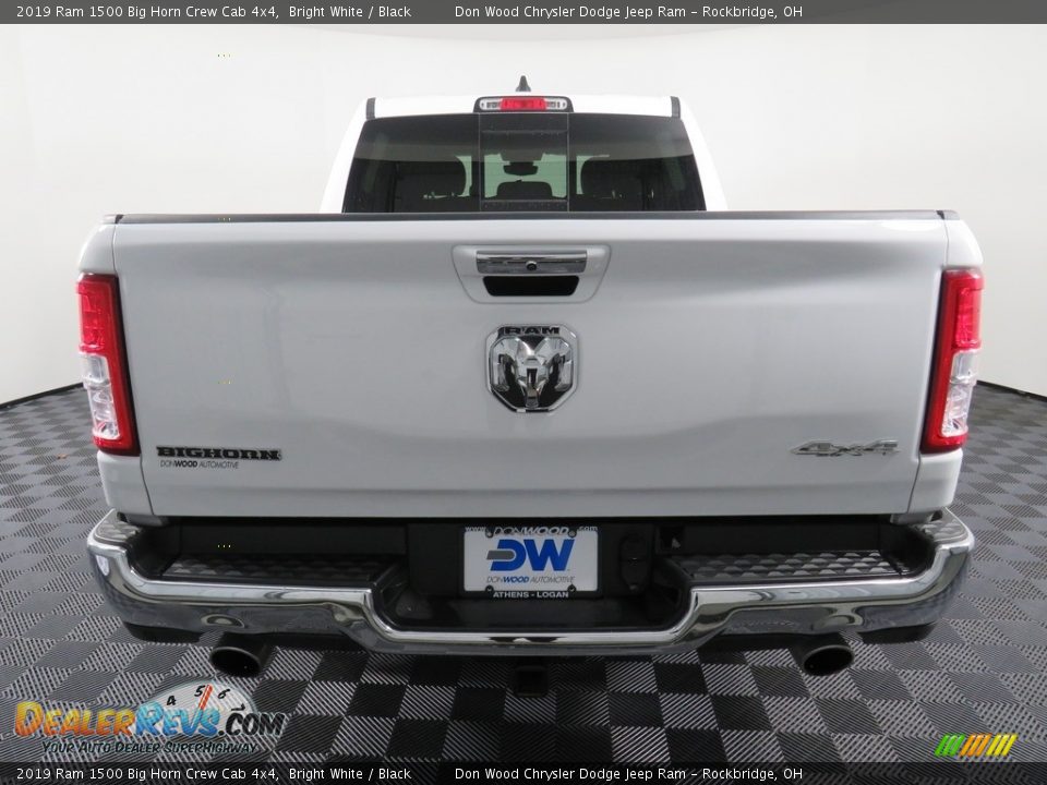 2019 Ram 1500 Big Horn Crew Cab 4x4 Bright White / Black Photo #13