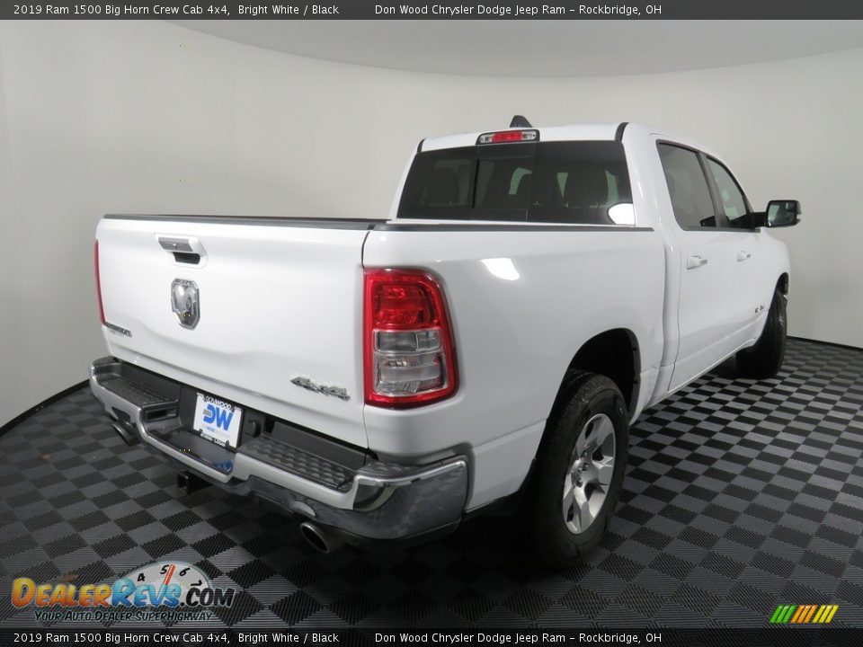 2019 Ram 1500 Big Horn Crew Cab 4x4 Bright White / Black Photo #15
