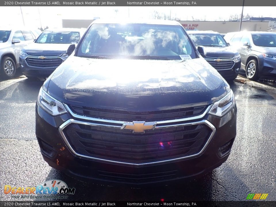 2020 Chevrolet Traverse LS AWD Mosaic Black Metallic / Jet Black Photo #8