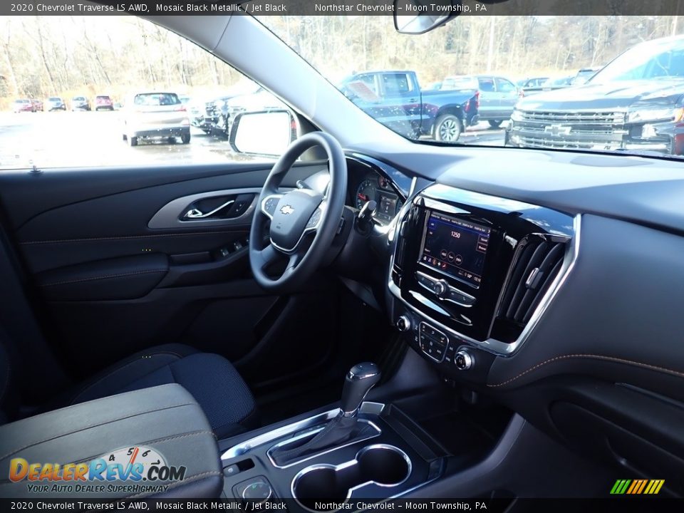 2020 Chevrolet Traverse LS AWD Mosaic Black Metallic / Jet Black Photo #11