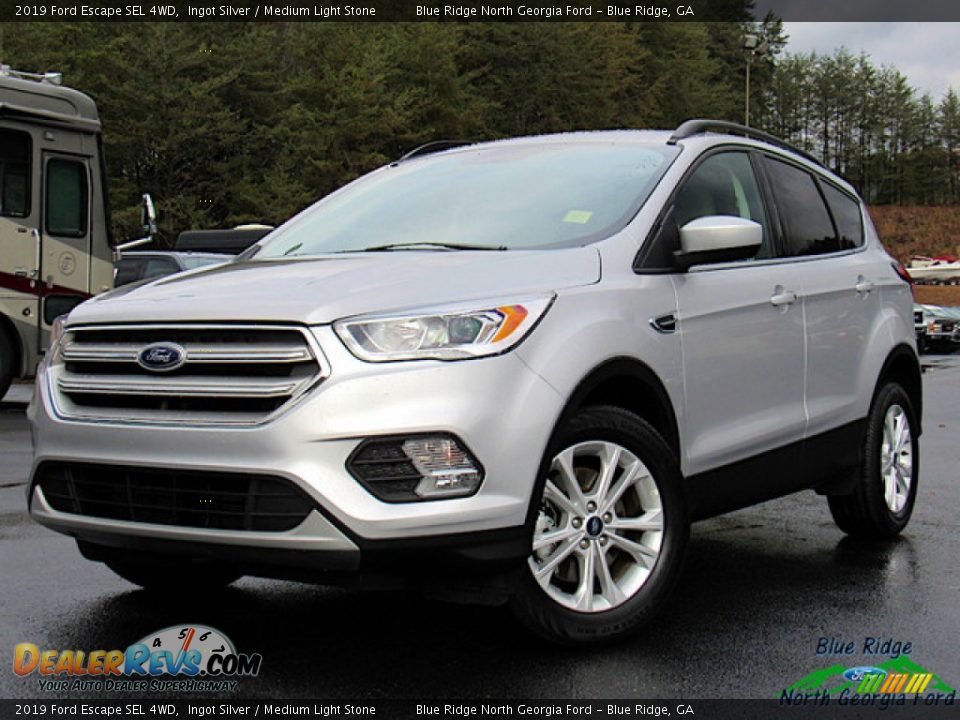 2019 Ford Escape SEL 4WD Ingot Silver / Medium Light Stone Photo #1