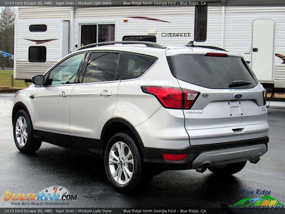 2019 Ford Escape SEL 4WD Ingot Silver / Medium Light Stone Photo #3