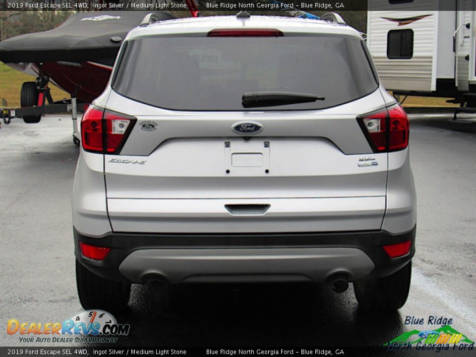 2019 Ford Escape SEL 4WD Ingot Silver / Medium Light Stone Photo #4