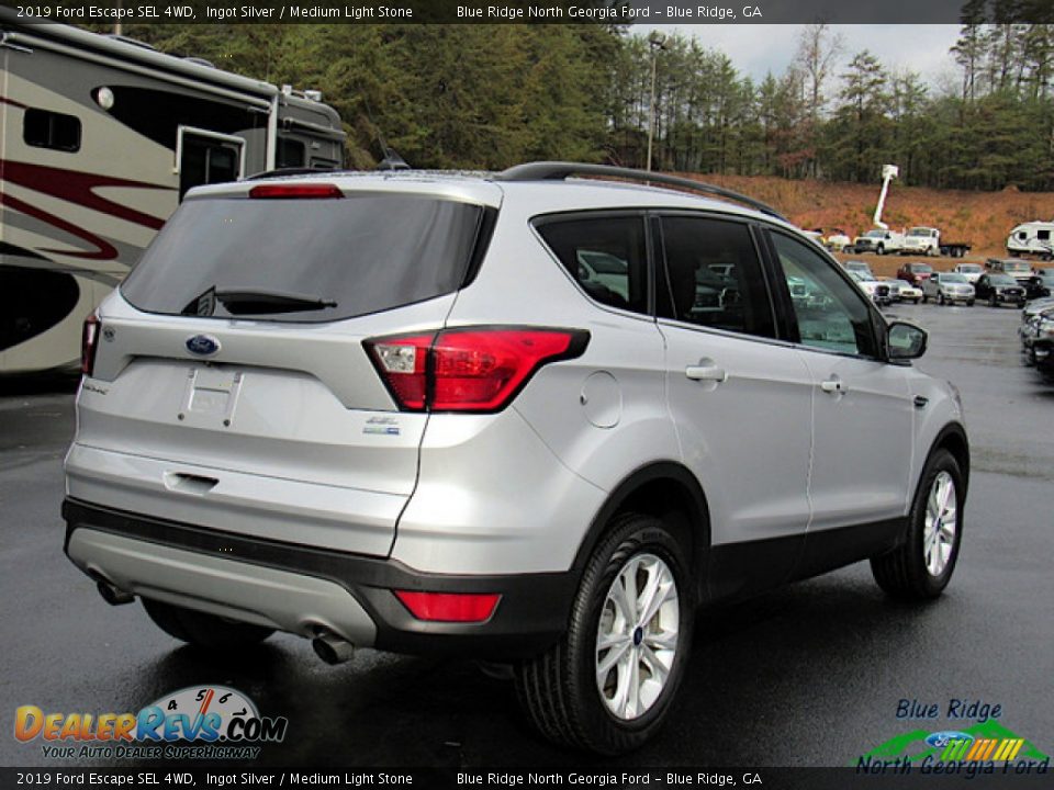 2019 Ford Escape SEL 4WD Ingot Silver / Medium Light Stone Photo #5